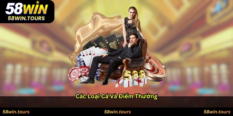 Các loại cá và điểm thưởng